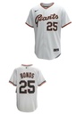 CAMISETA EQUIPO MLB GIANTS BLANCA NUMERO 25