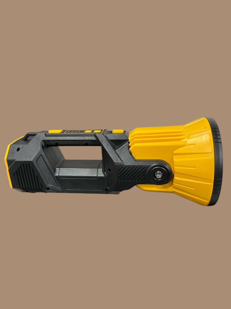 LINTERNA CAMPING CON SOLAR DE PLASTICO AMARILLA 35.5*15CM