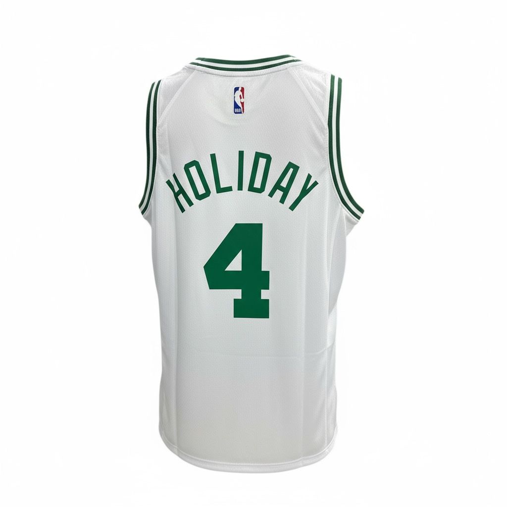 CAMISETA EQUIPO NBA CELTICS BLANCA NUMERO 4