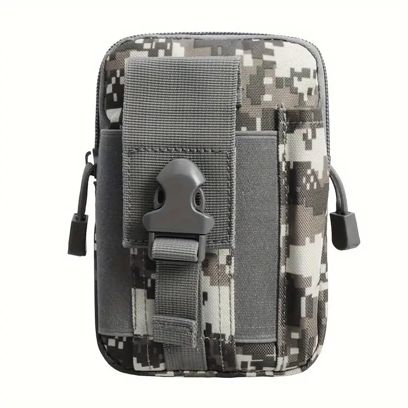 BOLSO TACTICO PARA CINTURON COLOR MOTEADO GRIS