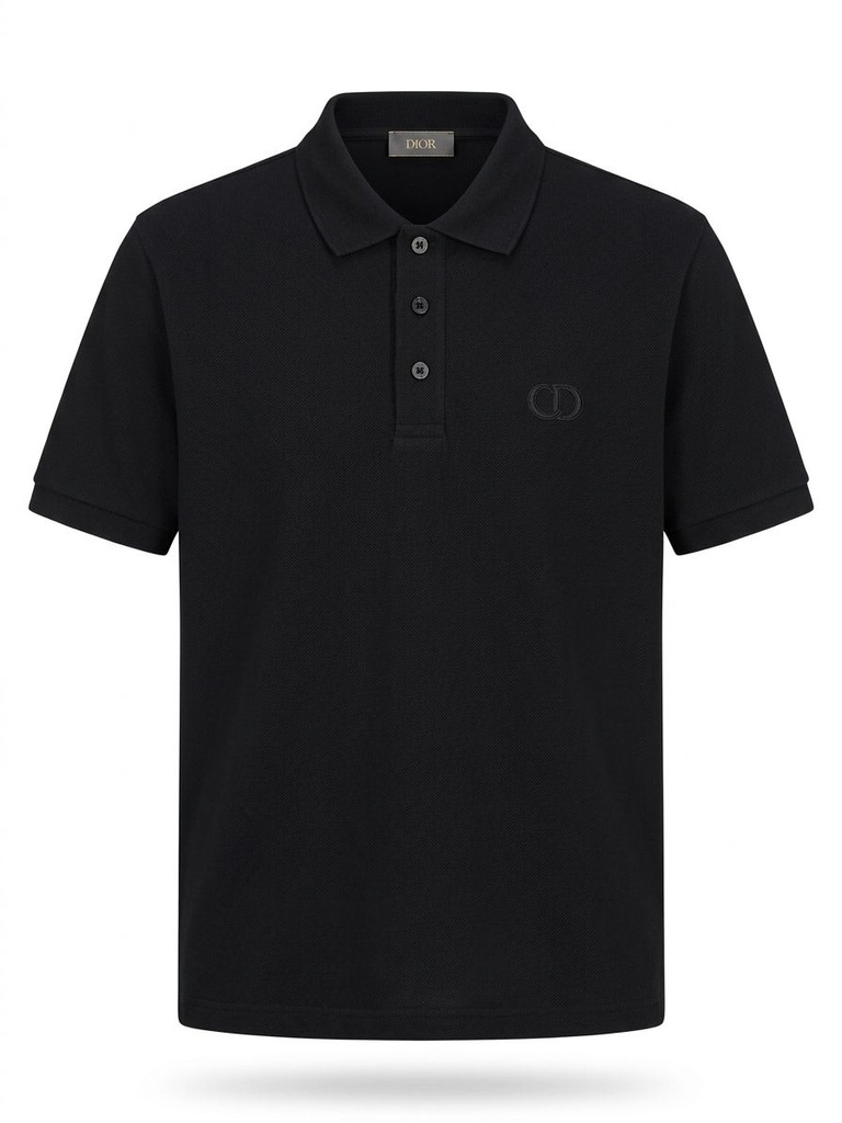 #4 CAMISA DIOR SPORT COLOR NEGRA LOGO CD NEGRI EN EL PECHO