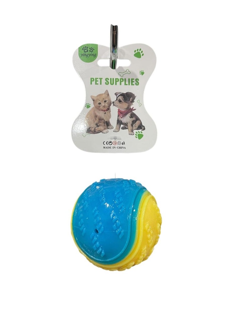 JUGUETE PELOTA DE COLORES PARA PERRO