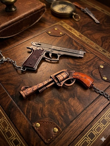 [TAPS00655] LLAVERO PISTOLA PL007